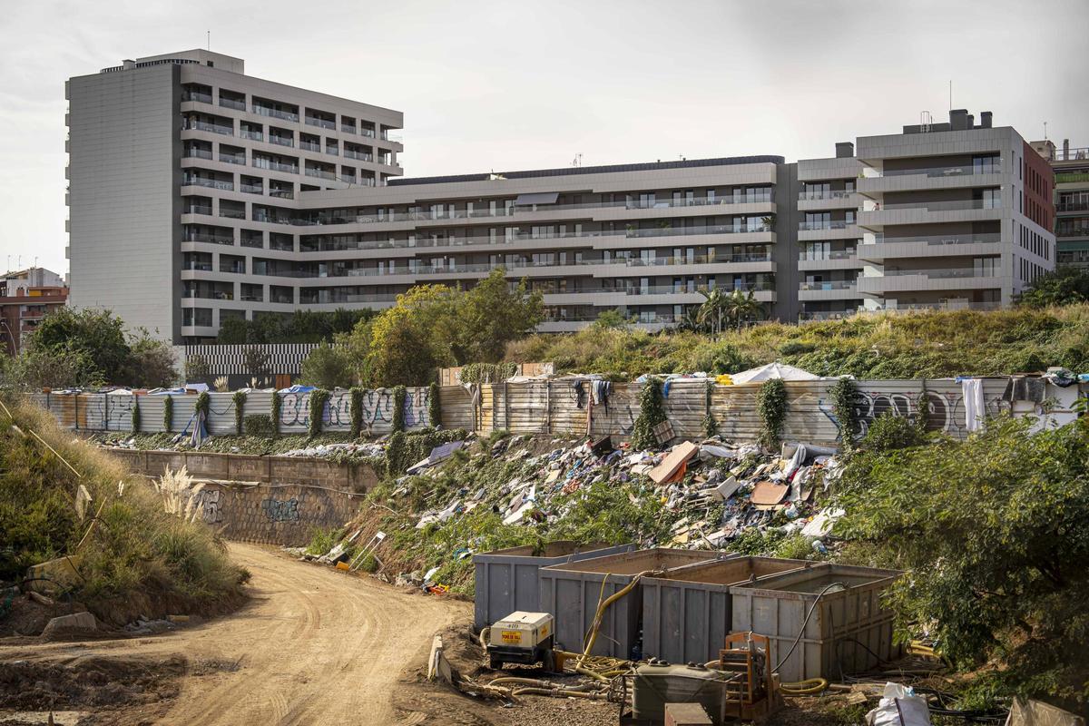 Así están las obras de la futura estación de la Sagrera