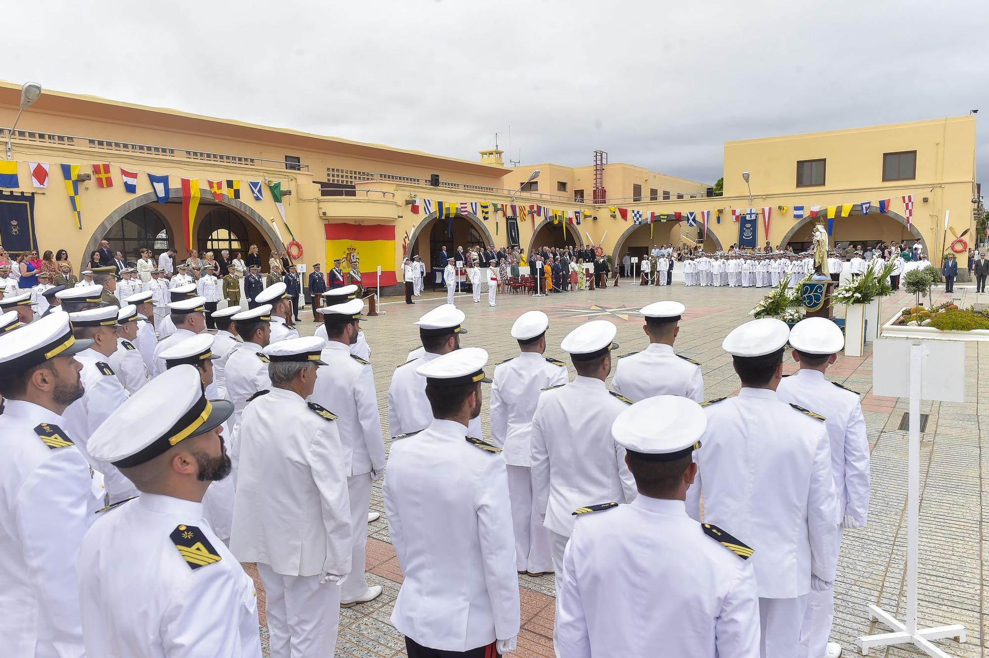 La Armada honra a su patrona, La Virgen del Carmen, en la Base Naval