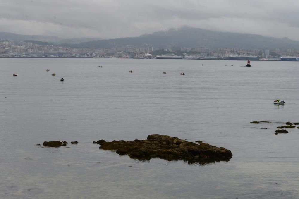 Mariscadores de Cangas y Moaña, en mar y en tierra