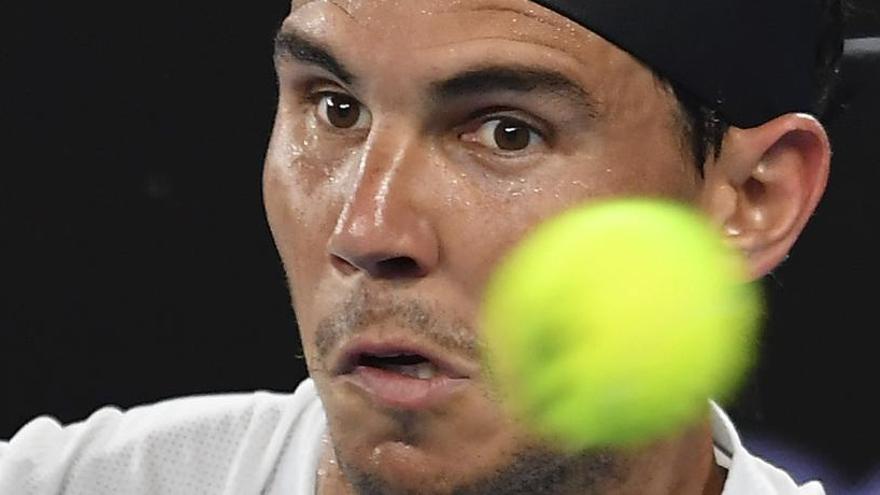 Rafael Nadal, en el Open de Australia.