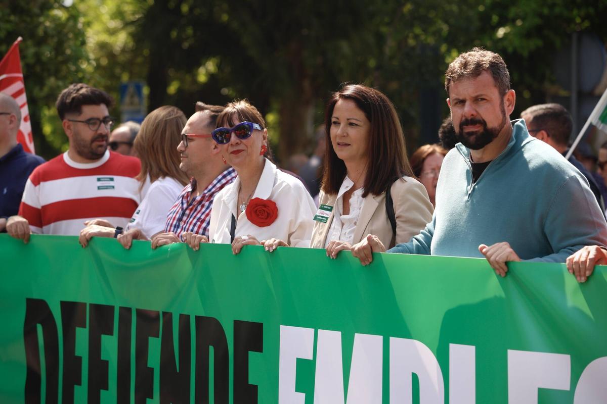 3.000 cordobeses participan en la manifestación del 1º de Mayo
