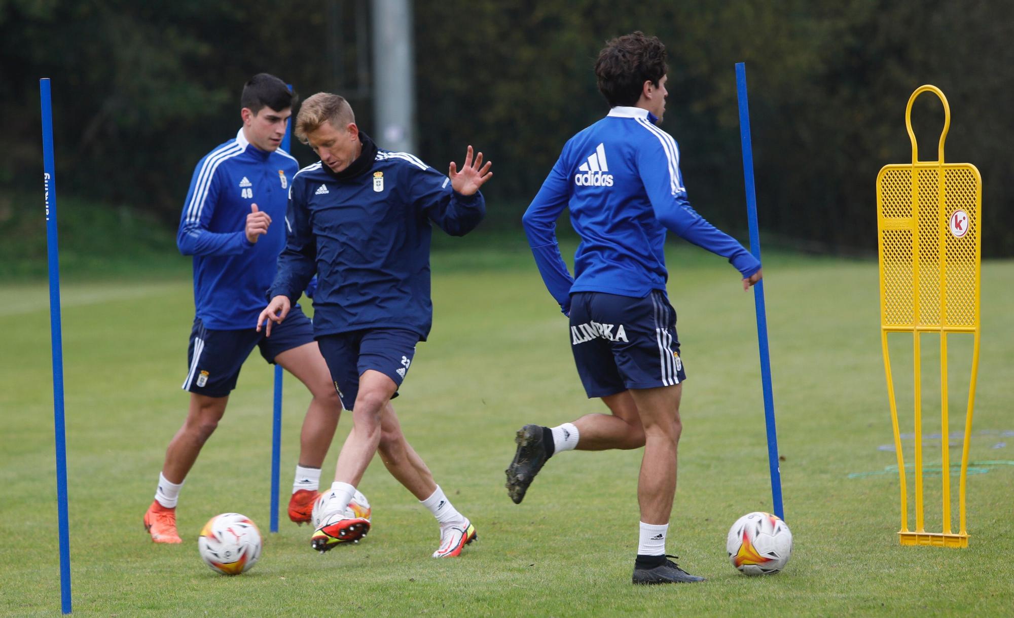 Las imágenes del entrenamiento del Oviedo