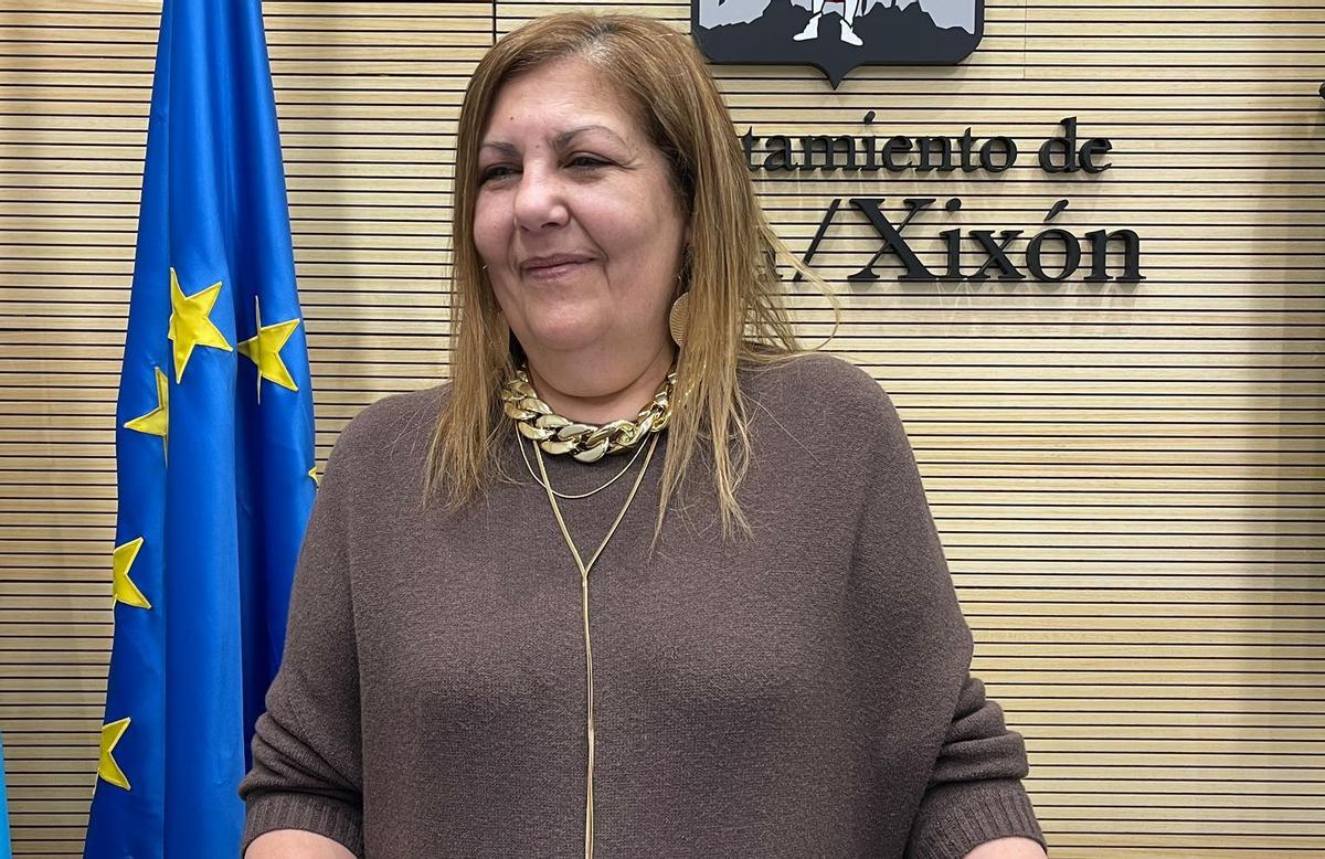 Marina Pineda, durante una rueda de prensa.