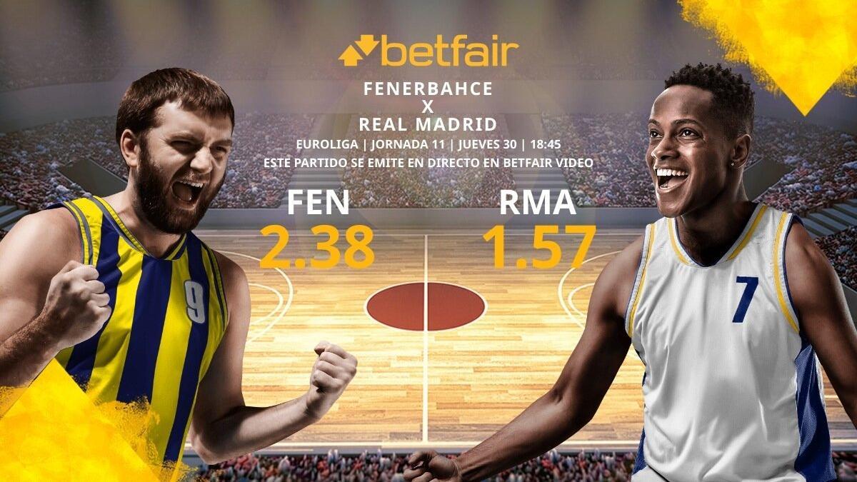 Fenerbahçe SK vs. Real Madrid Baloncesto: horario, TV, estadísticas, clasificación y pronósticos