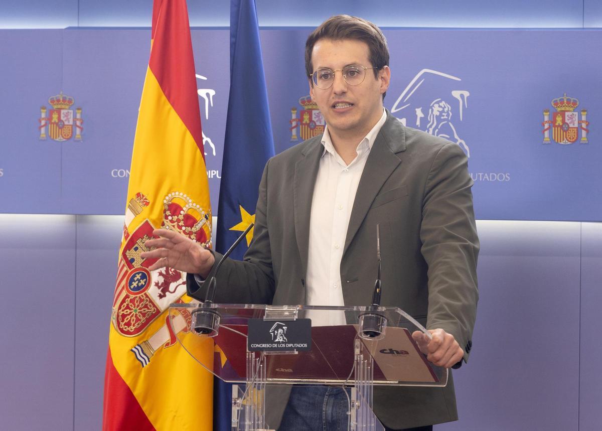 El diputado de Sumar, Jorge Pueyo, en una imagen de archivo.