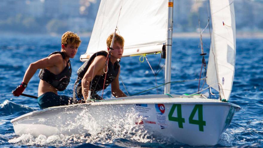 Wizner y Ameneiro, en el Europeo en Lago di Garda. // FDV