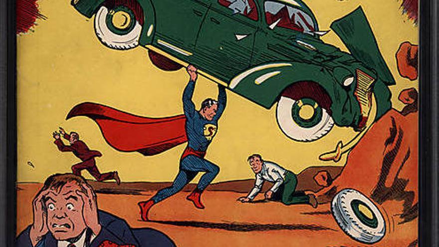 Portada del primer cómic de Superman.