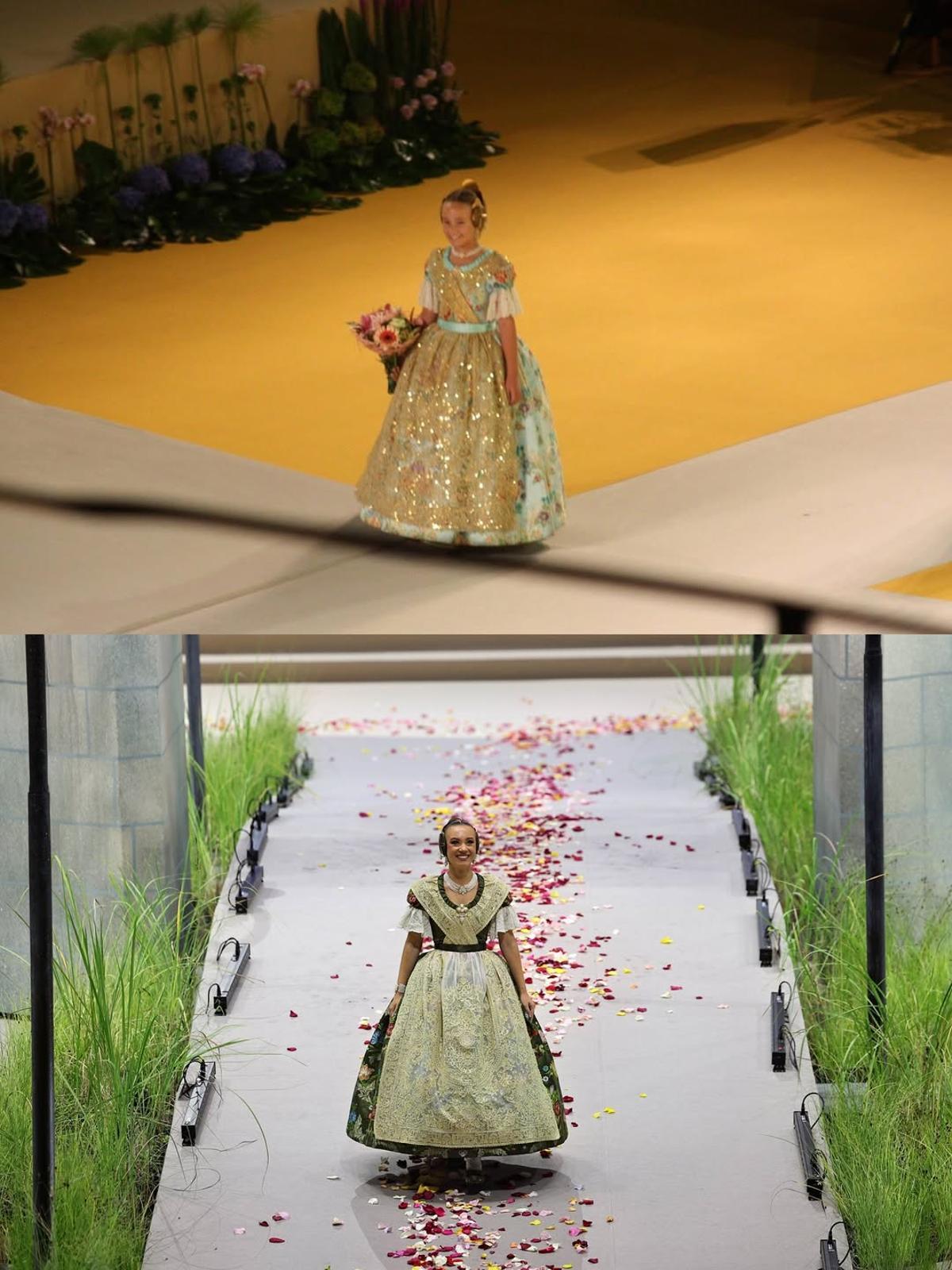 Marta Capella, en sus pases como candidata infantil y mayor.