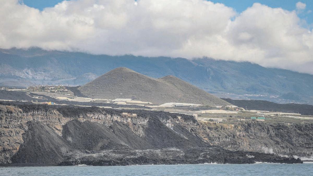 Zona afectada por el volcán Tajogaite en el Valle de Aridane.