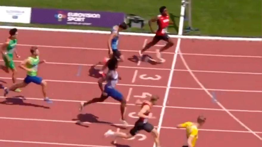 Va primero y se queda fuera de la final por ir de listo... El vídeo más viral del día lo protagoniza Jake Odey-Jordan