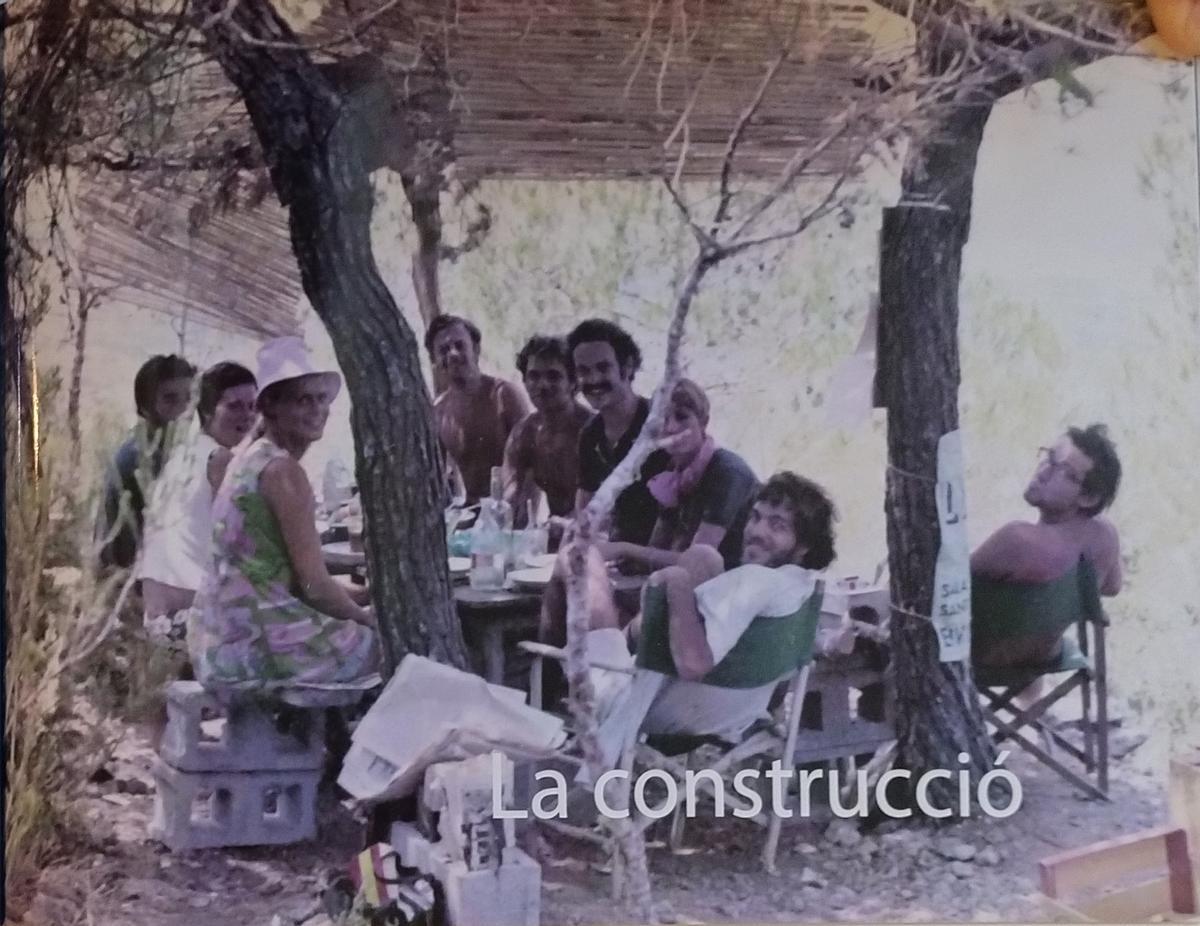 Comida cuando comenzó la construcción de Puig Pere Toni.