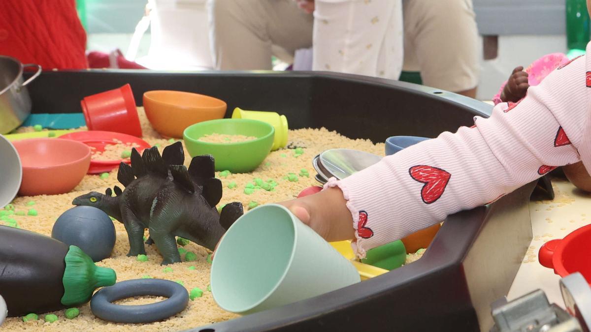 Niños en una guardería.