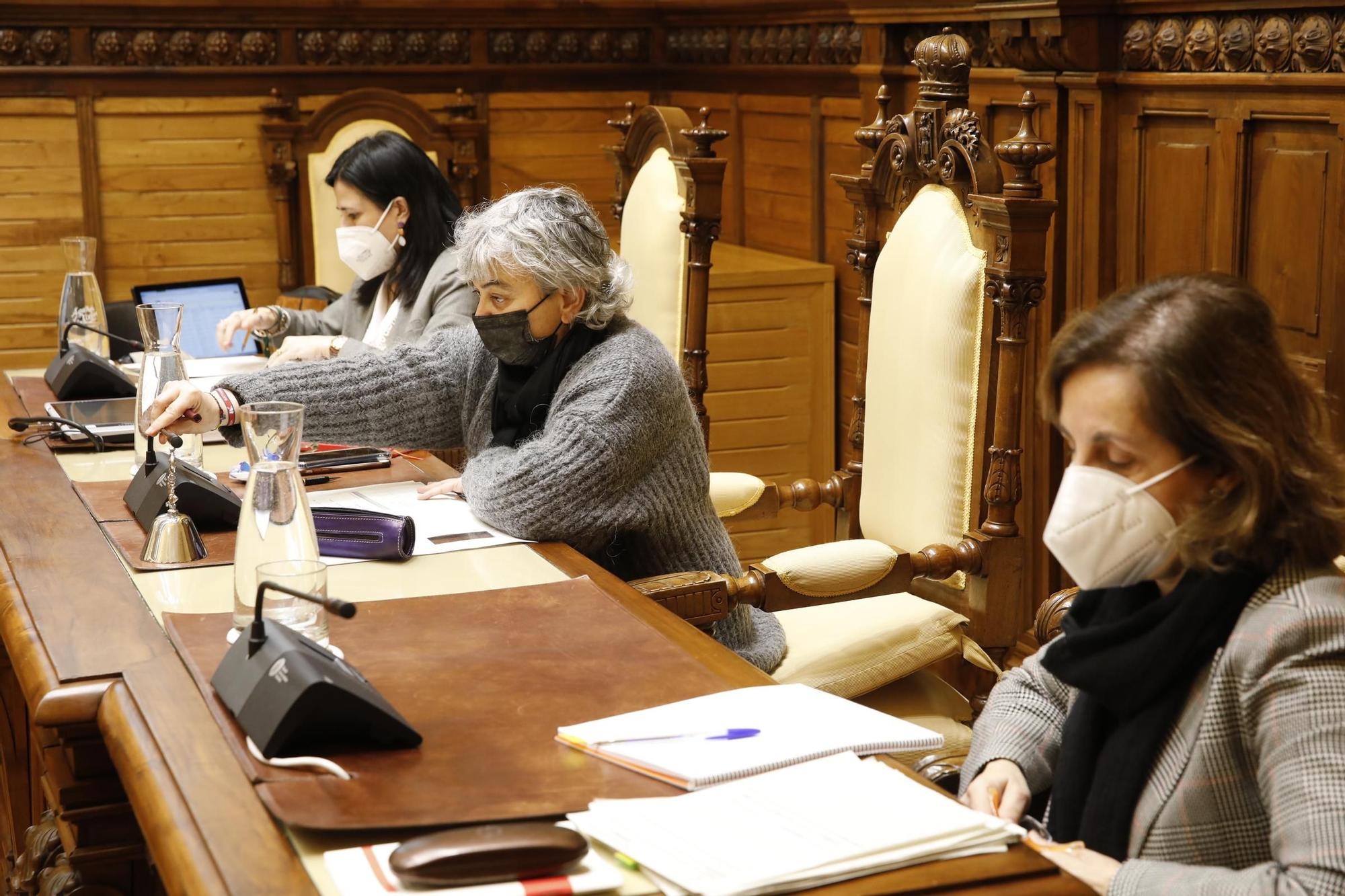 Pleno municipal de enero en el Ayuntamiento de Gijón.