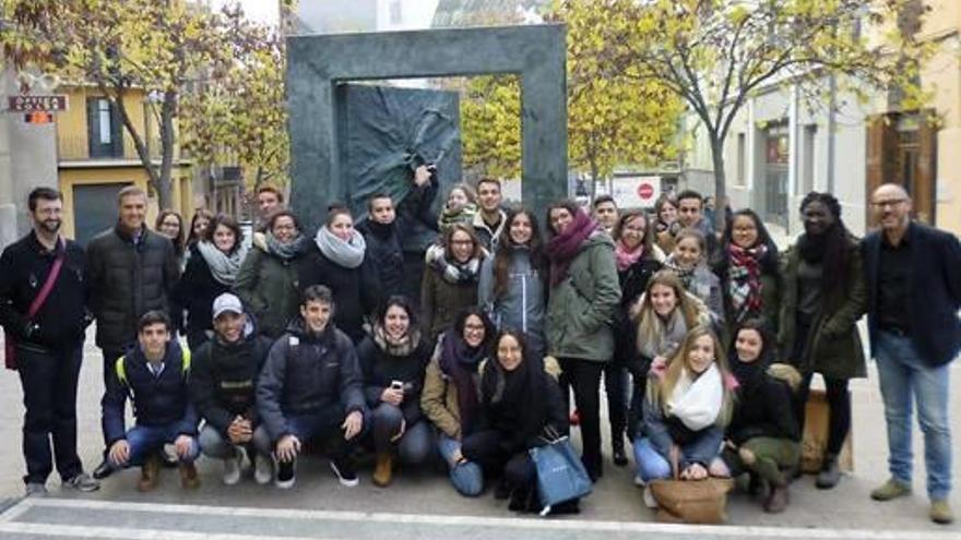 Alumnes de Turisme de Lleida visiten Manresa