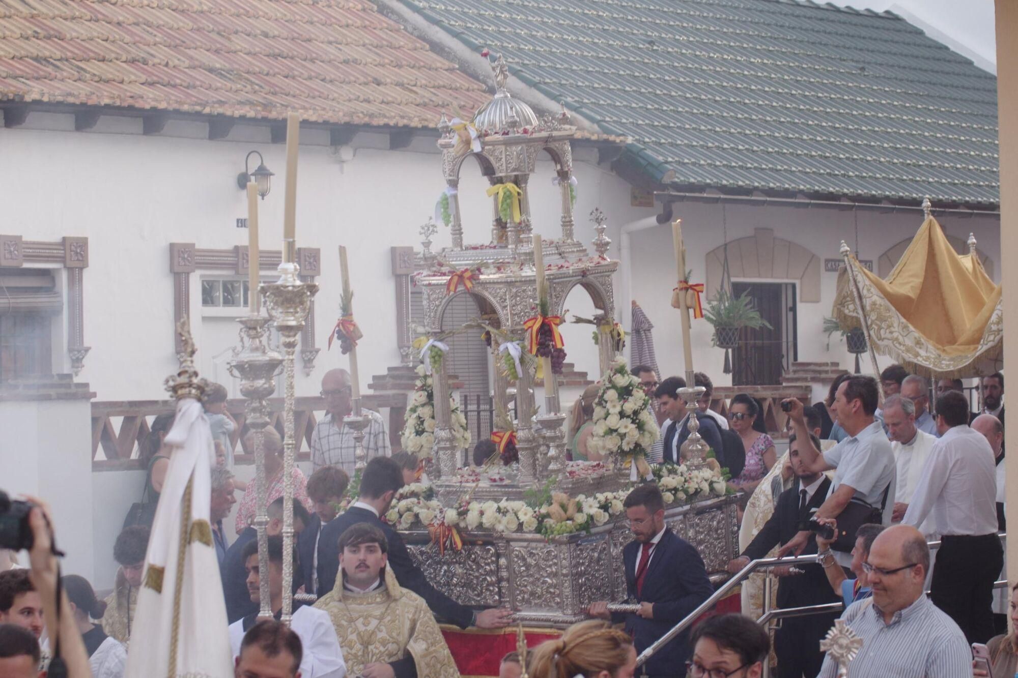 Imágenes de la procesión del Corpus, en Pedregalejo
