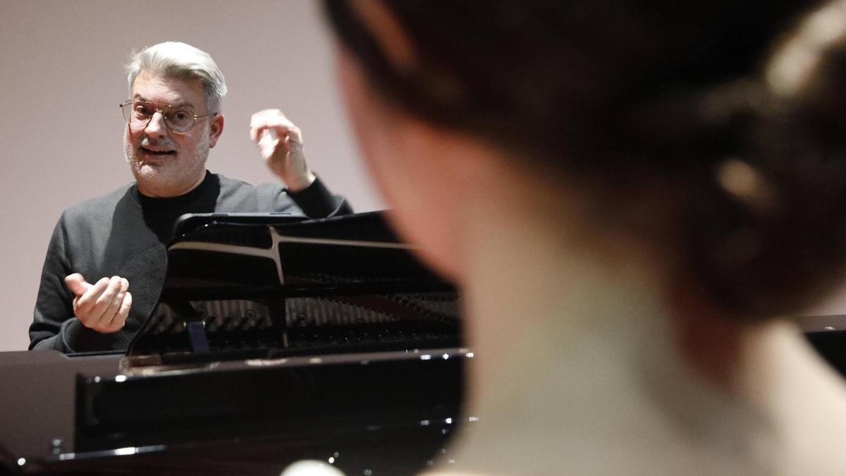 David Menéndez, en un curso.