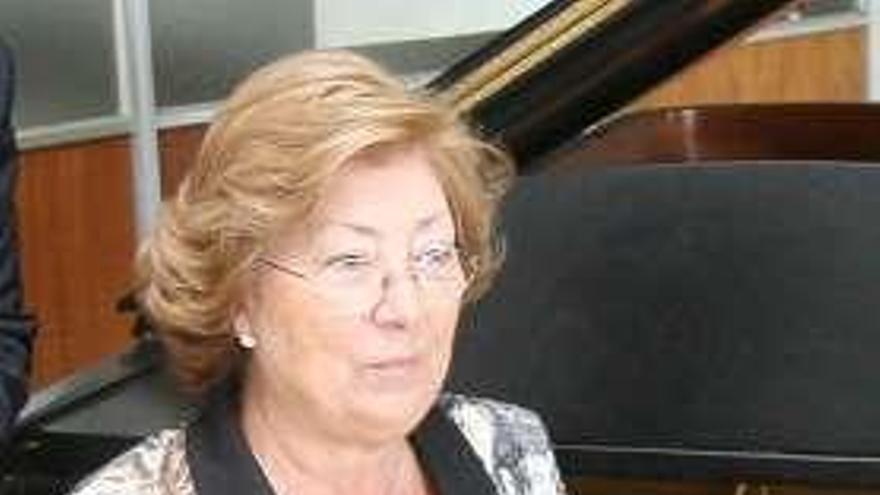 Nieves García-Soto,de la Sociedad Filarmónica de Vigo.