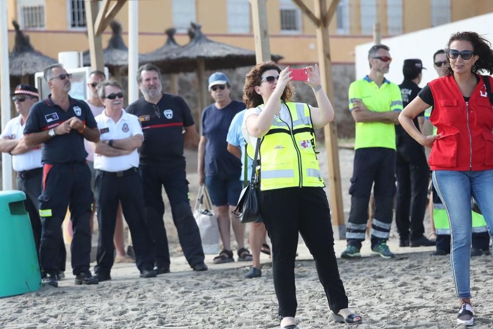 Simulacro de rescate en Cabo de Palos