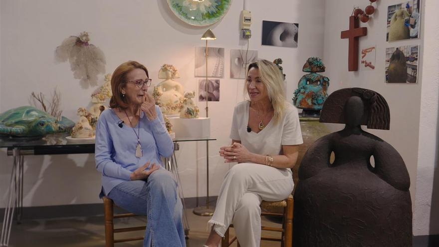 Ana Docavo y Maribel Martínez presentan 'Meninas del mar', la colección escultórica que conquistó a Rafa Nadal