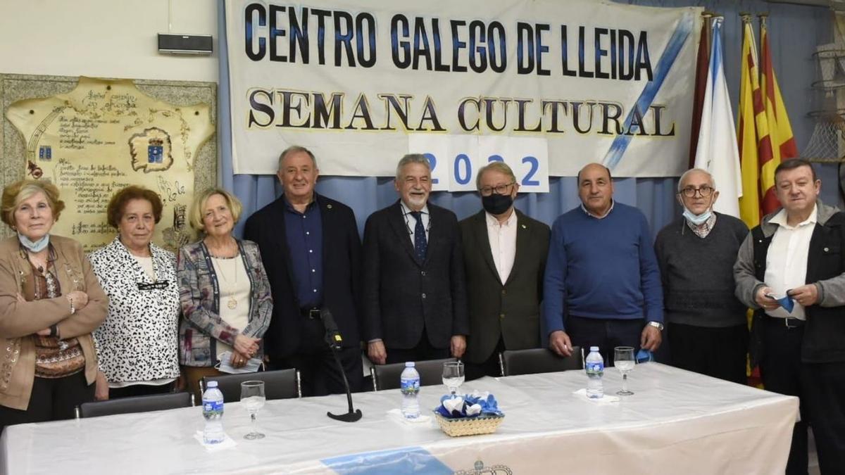 Xesús Palmou participó en el acto.