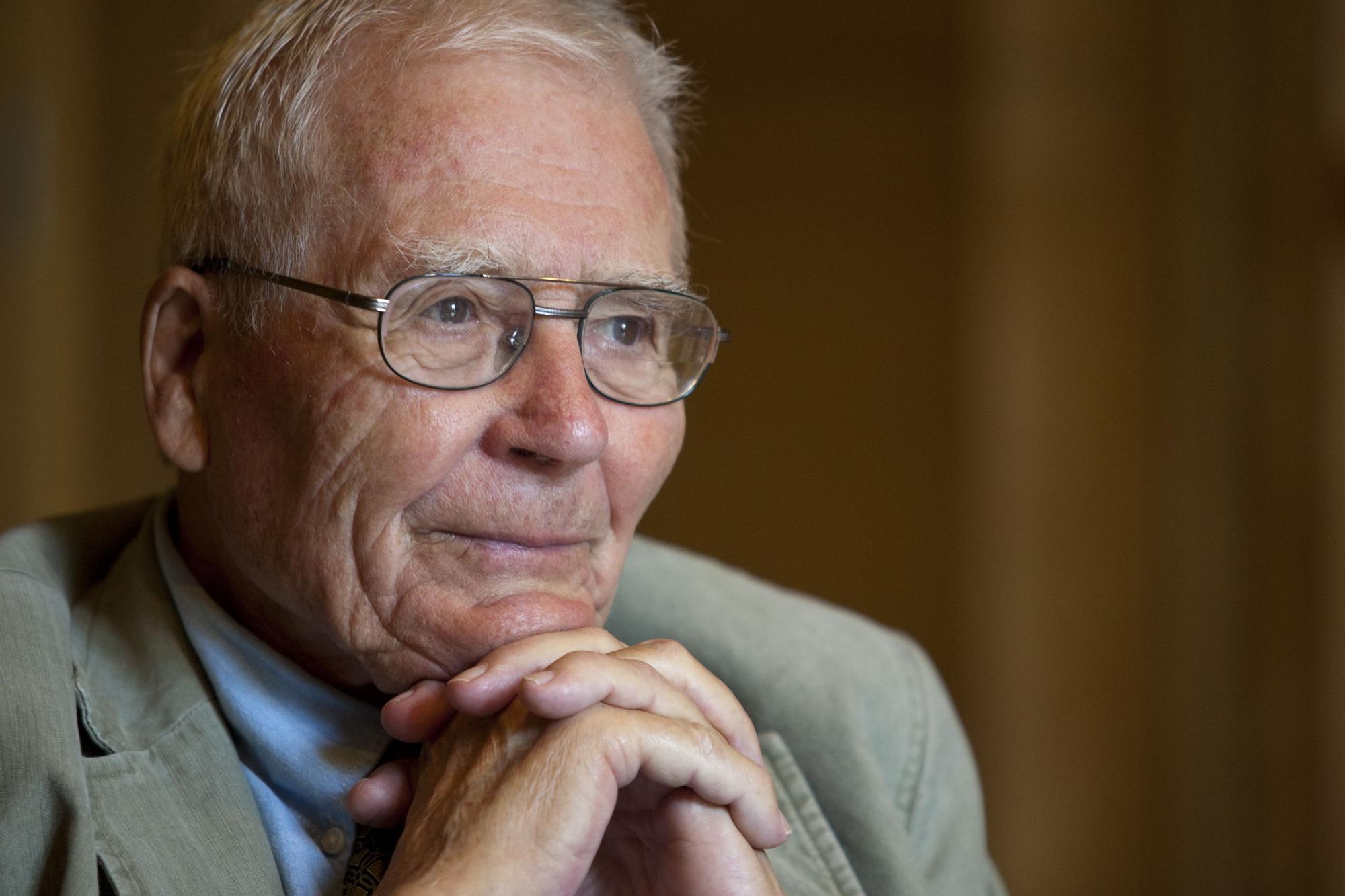 El científico James Lovelock en 2010, en Barcelona