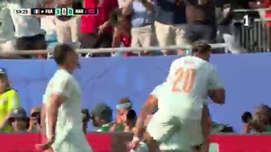 Golazo de Mbappé en el Francia