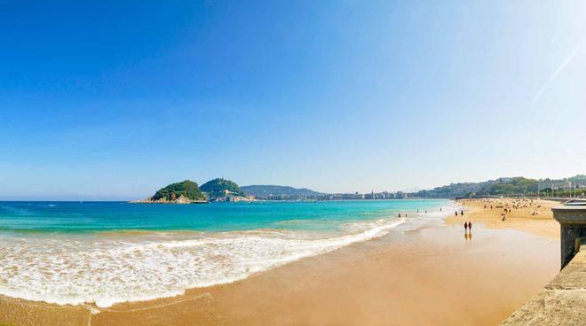 Playa de La Concha, San Sebastian, Donostia