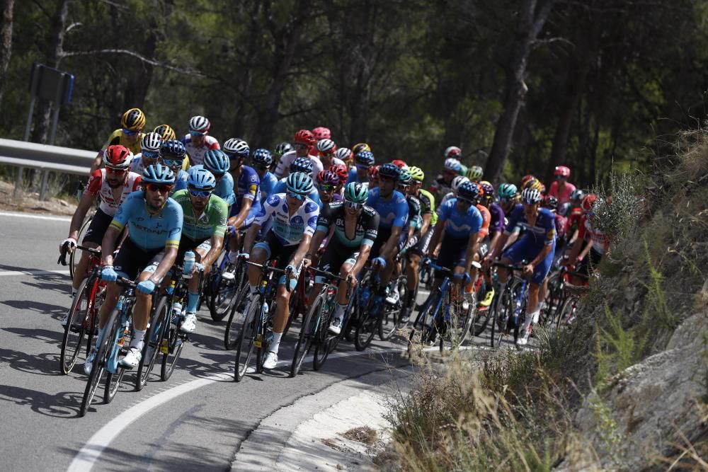 Las imágenes de la segunda etapa de la Vuelta.