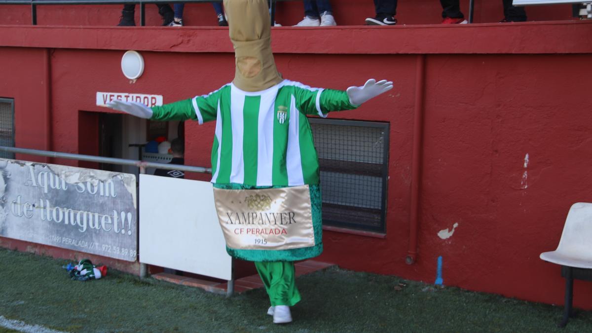 Xampanyer, la nova mascota del CF Peralada