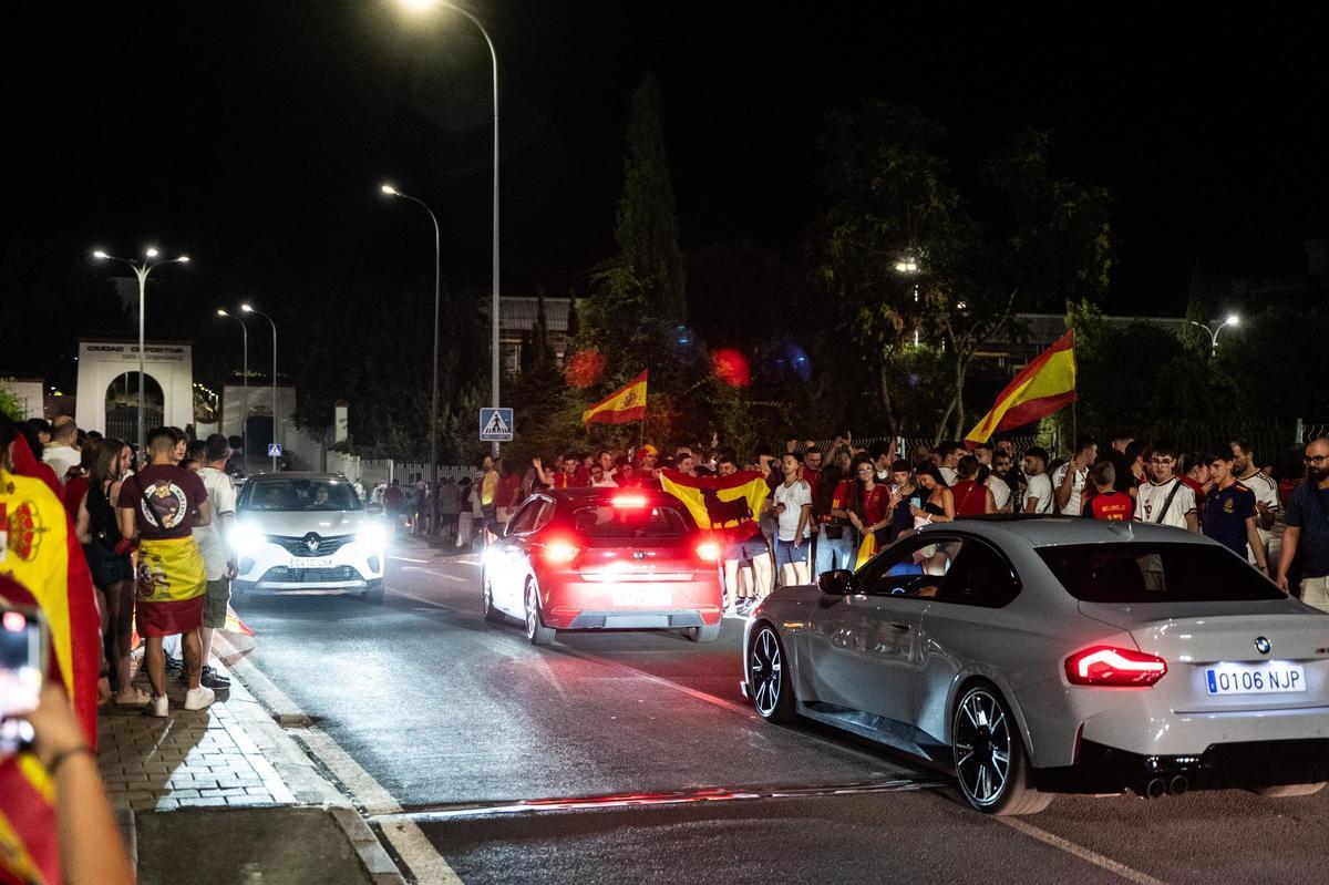 Las mejores imágenes de la celebración de la final del Mundial en Extremadura Las mejores imágenes de la celebración de la final del Mundial en Extremadura
