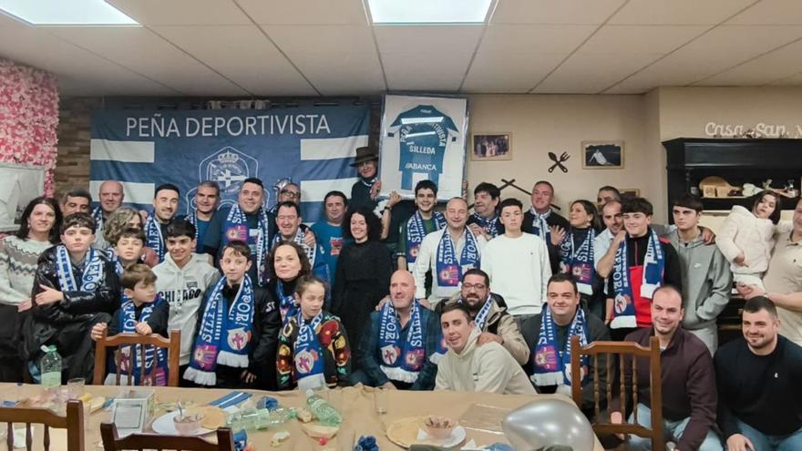 Primer aniversario de la Peña Deportivista de Silleda |