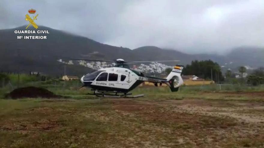 Hallan con vida a una anciana que deambuló desorientada dos días en Xaló