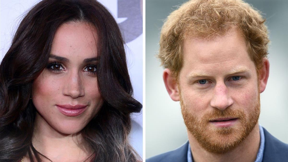 Meghan Markle y el príncipe Enrique.