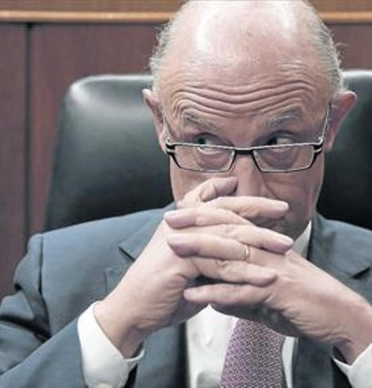 Montoro, ahir al Congrés. Montoro, ahir al Congrés.