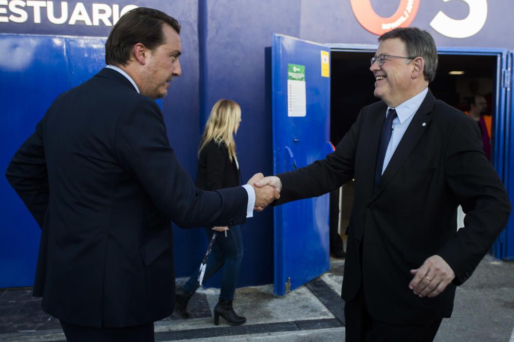 Presentación de la nueva ciudad deportiva del Levante UD en Nazaret