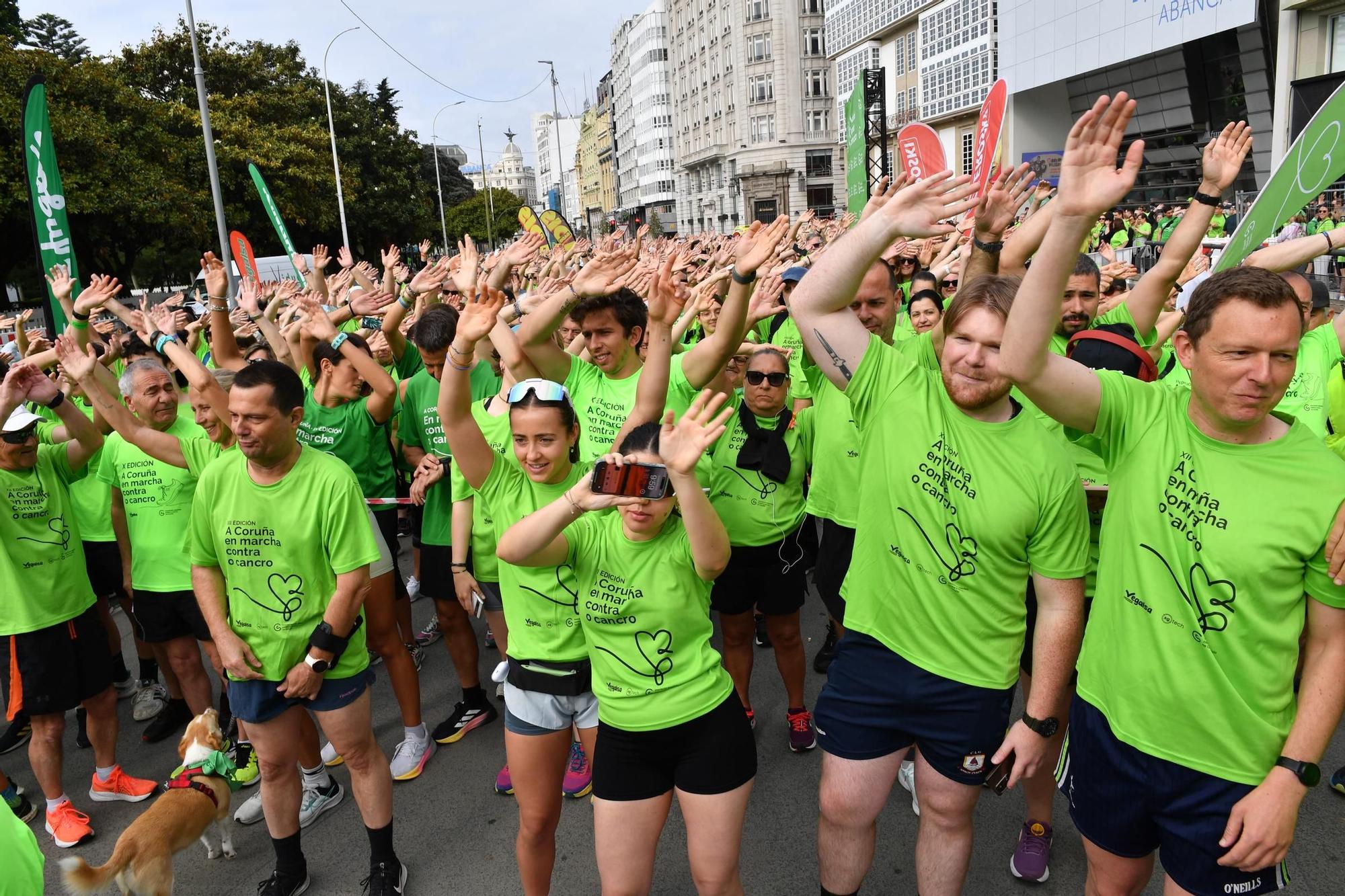 A Coruña caminó contra el cáncer