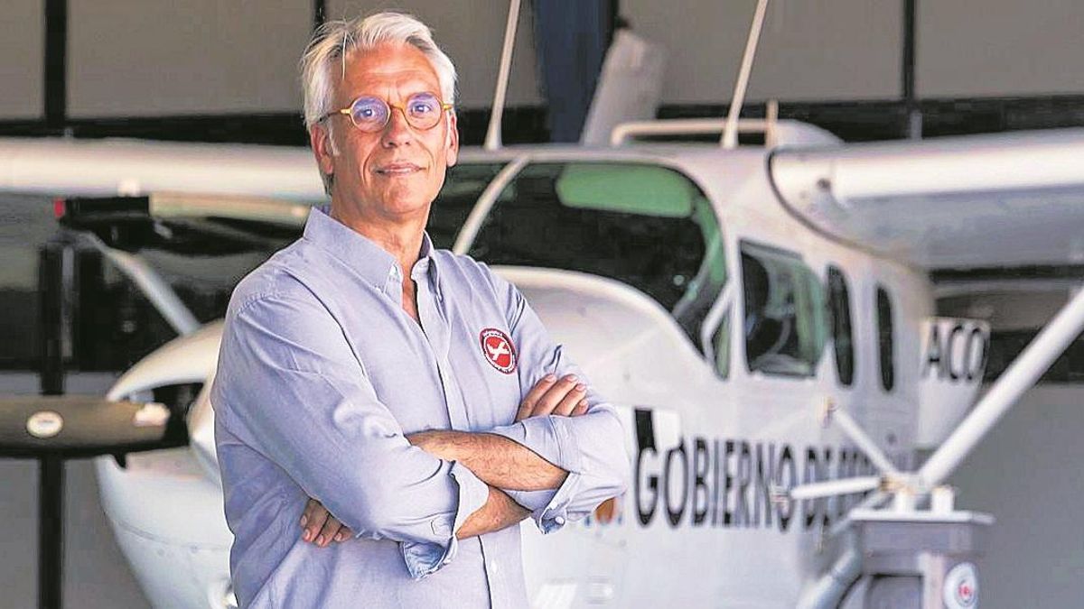 Antonio Nácher, CEO de Heligràfics, en las instalaciones de la firma alcoyana.