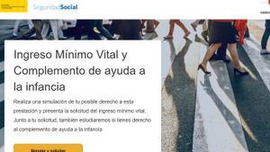Página web de la Seguridad Social