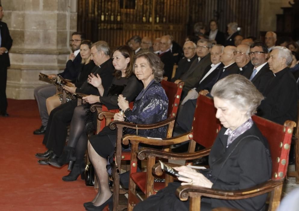 La Reina, fiel al Réquiem solidario en la Seu