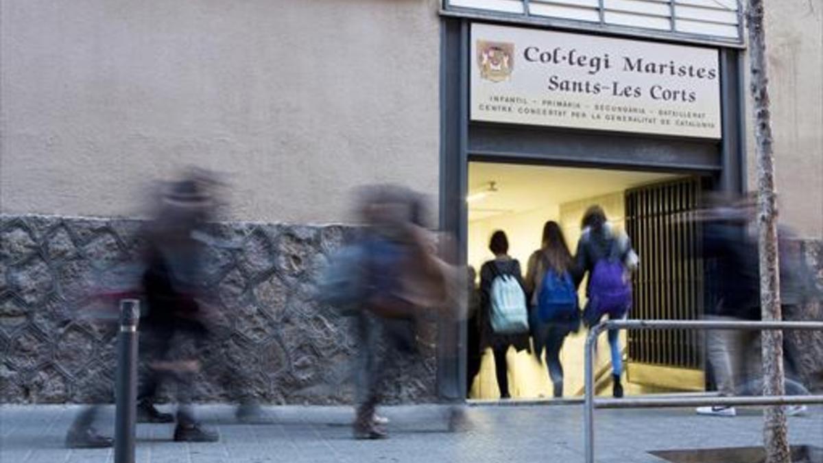 Escuela de los Maristas en Sants-Les Corts.