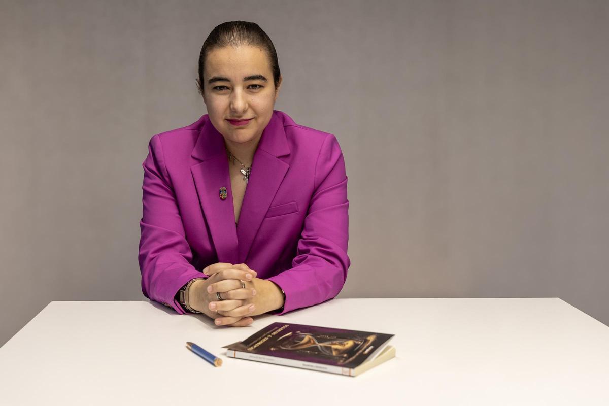 Carmen Galvañ, el pasado año, durante una entrevista en la sede de INFORMACIÓN en Alicante