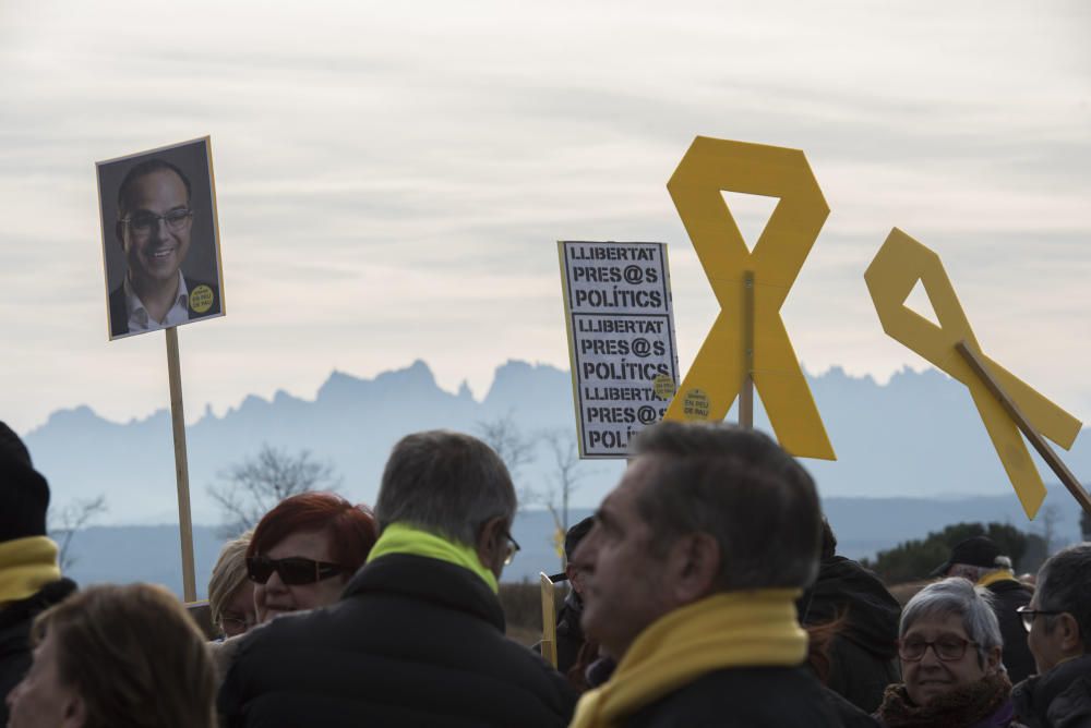 Acte a l'esplanada de Lledoners convocat per Assem