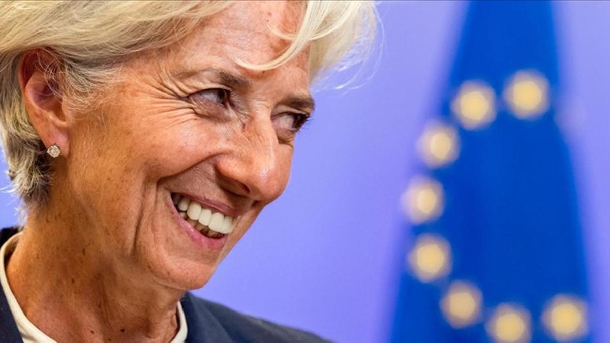 Lagarde, tras una reunión de líderes de la eurozona, el 13 de julio en Bruselas.