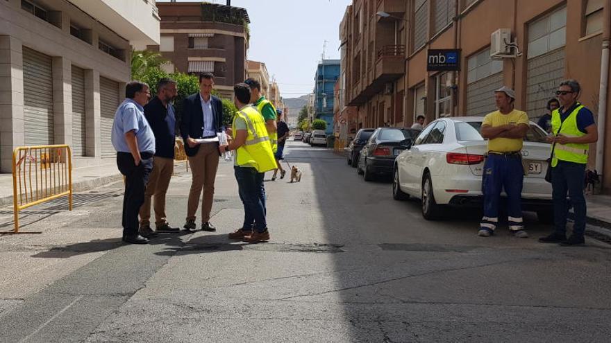 Comienzan las obras de la calles Maximiliano García tras cuatro años de espera