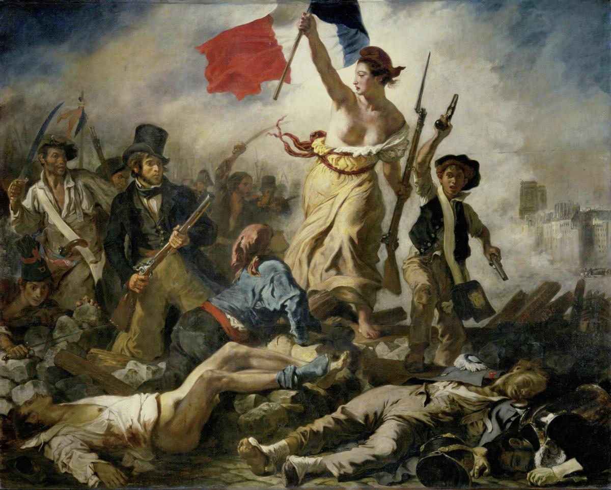 ’La libertad guiando al pueblo’, de Eugène Delacroix.
