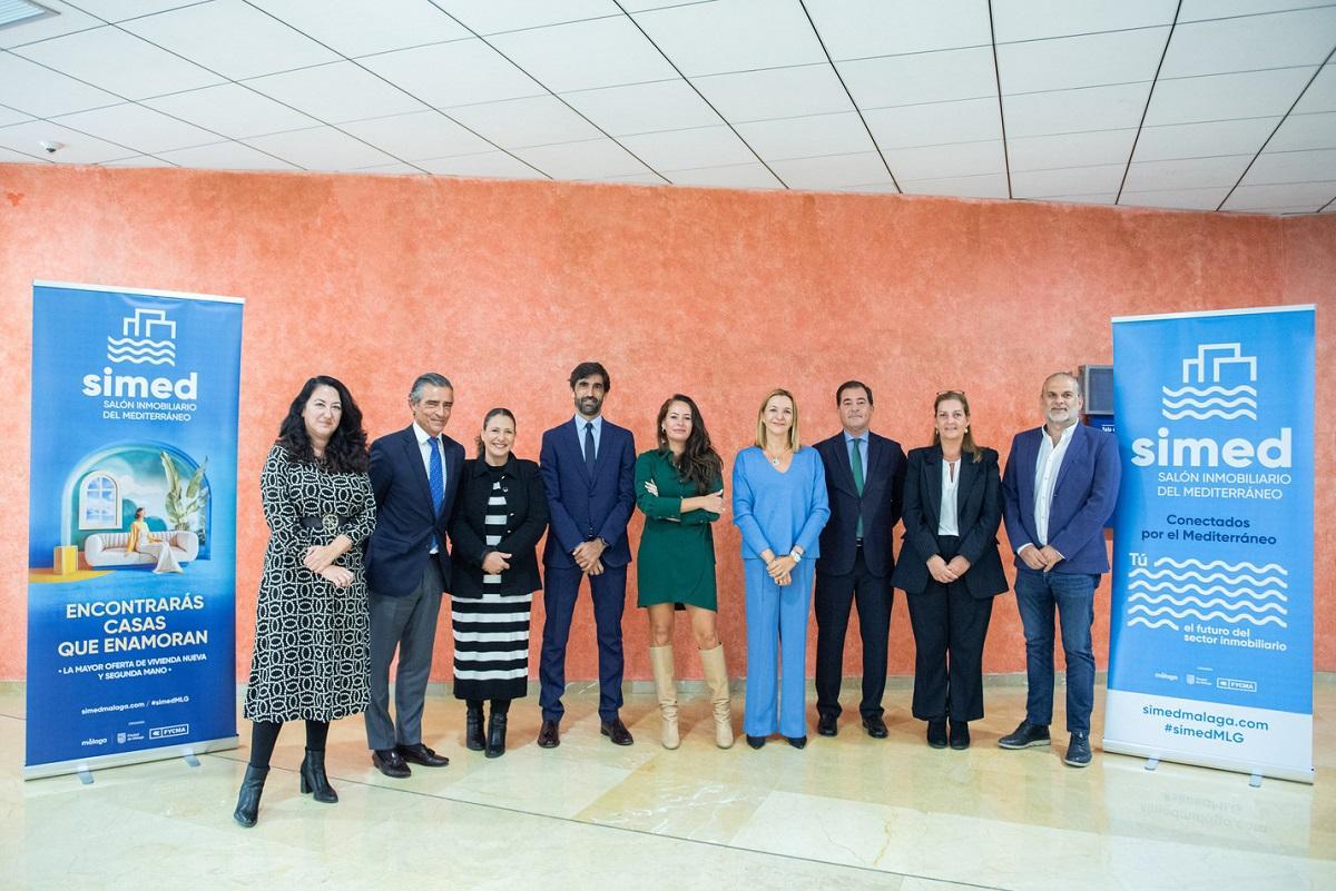 La presentación de la 20 edición del Simed, este lunes en el Palacio de Ferias de Málaga.