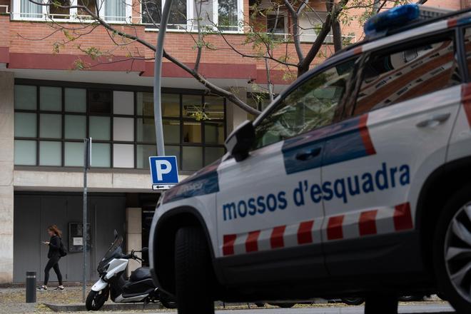 Un vehículo de los Mossos dEsquadra