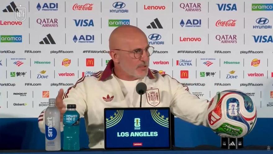 Luis de la Fuente elogia a Francia pero matiza que solo piensa en Bélgica