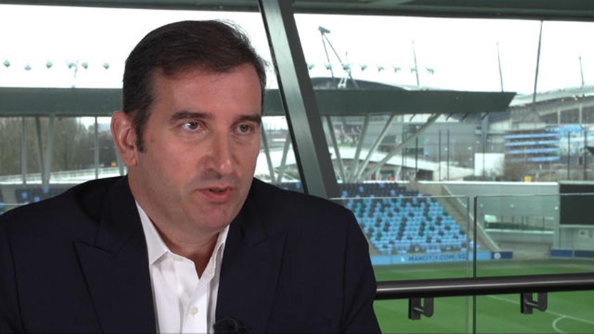 Ferran Soriano, CEO del Manchester City, habla tras la sanción de la UEFA