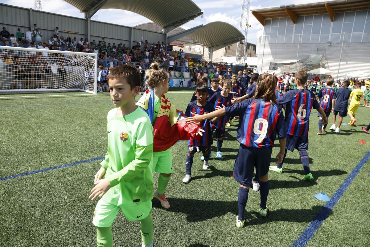 La competición de fútbol 'Pinares Cup' para las mejores canteras se celebra en Tarazona.